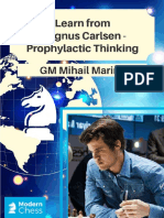 GM Mihail Marin - Learn From Magnus Carlsen - Prophylactic Thinking 2018 - SC