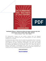 Grandaisgnes D'hauterive - Dictionnaire Des Racines Des Langues Européennes
