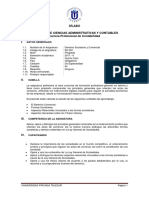 Silabo Derecho Societario y Comercial Contabilidad PDF