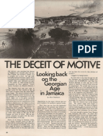 The Deceit of Motive-Looking Back On The Georgian Age in Jamaica.