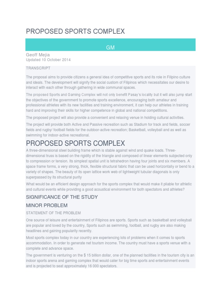 sports management case study examples