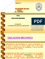 OSILACION MECANICA FISICA II