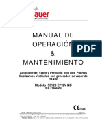 Autoclave Horizontal-S.N 2906004-55120 EP 2V - Manual de Uso - Versión 1 - Ago-11 Control PLC PDF