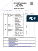 Dosificacion Anual Hist 2018-2019