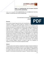 340 Qué Es Un Campesino. La Construcción de Un Sujeto Políticoambiguoen Santiago Del Estero (Argentina)