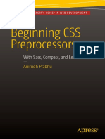 Beginning CSS Preprocessors With Sass, Compass, and Less PDF
