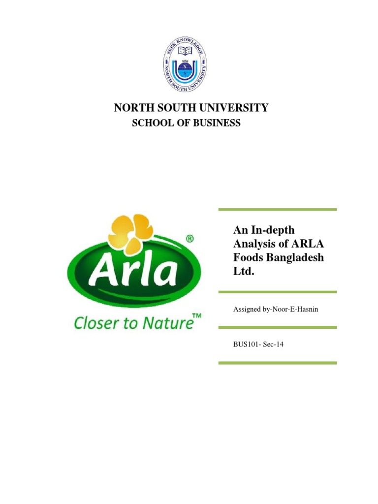 Arla Foods Bd Business Economies - 