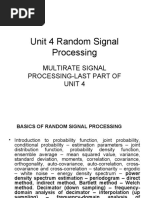 Unit 4 Random Signal Processing