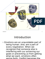 Emotions & Negotiation