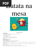 Batata Na Mesa