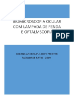 Biomicroscopia ocular: lâmpada de fenda e oftalmoscopia