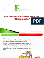 Ensaios mecânicos compressão tração materiais