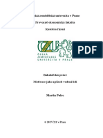 Bakalářská Práce: Motivace Jako Způsob Vedení Lidí / Motivation As A Leadership