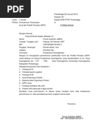 Kerangka Acuan Lokakarya Mini Lintas Sektor