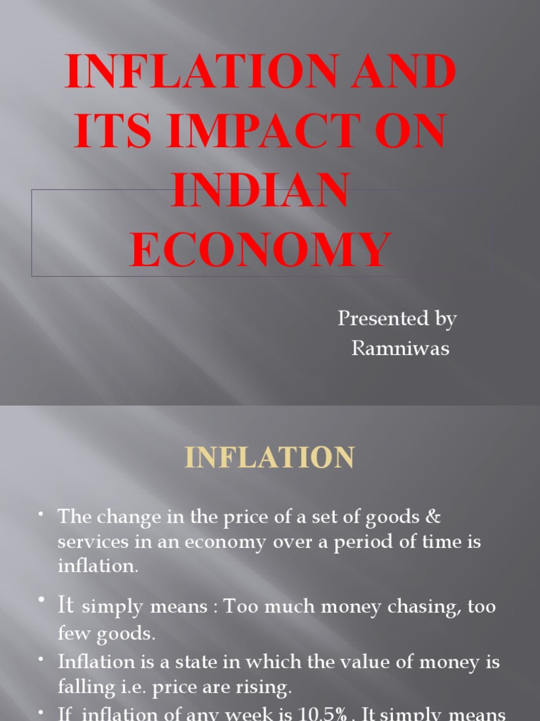 Effect of Inflation On Indian Economy | PDF | Macroeconomics | Inflation