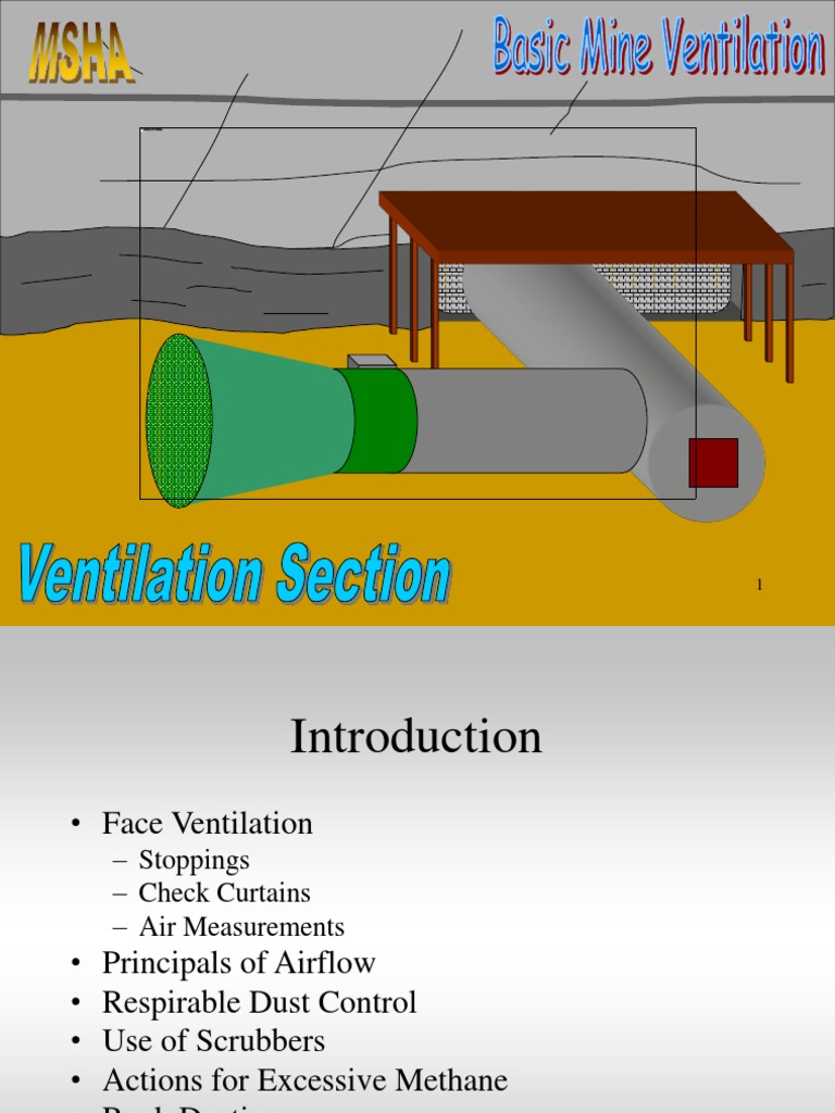 Basic Mine Ventilation Ventilation (Architecture) Coal Mining