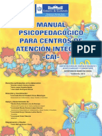 Manual Psicopedagógico Para Centros de Atención Integral -CAI-  Parte 1