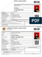 Kartu Peserta Ujian PDF