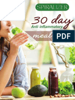 30 Day Anti Inflammatory Meal Plan Spiralizer 2017