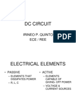 DC Circuit: Irineo P. Quinto Ece / Ree