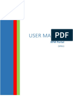 User Manual RFM Portal - SPBU