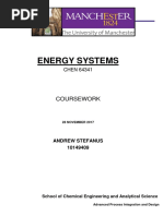 CHEN64341 Energy Systems Coursework Andrew Stefanus 10149409