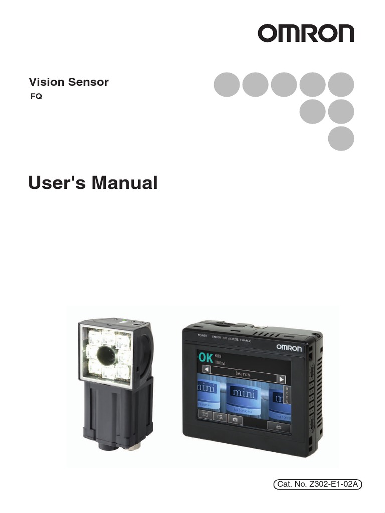 User's Manual: Vision Sensor | PDF | Power Supply | Electrical Connector