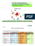 Planificare Orientativa Clasa A Iiia Sem Al Iilea