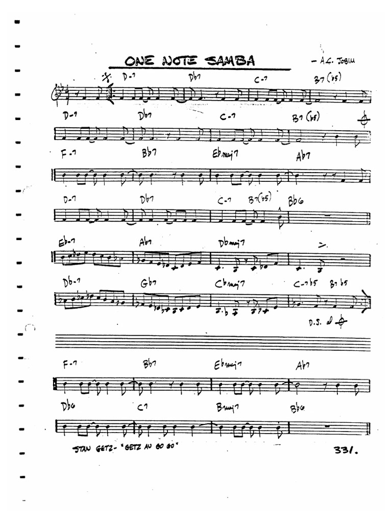 One Note Samba PDF | PDF
