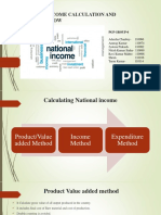 National Income Calculation and Circular Flow: PGP Group-6