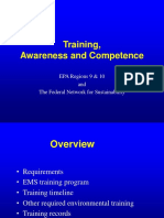 Training, Awareness and Competence: EPA Regions 9 & 10 and The Federal Network For Sustainability