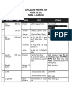 Jadwal Seleksi Ppds FKKMK Ugm Periode Juli 2018, TANGGAL 13-18 APRIL 2018