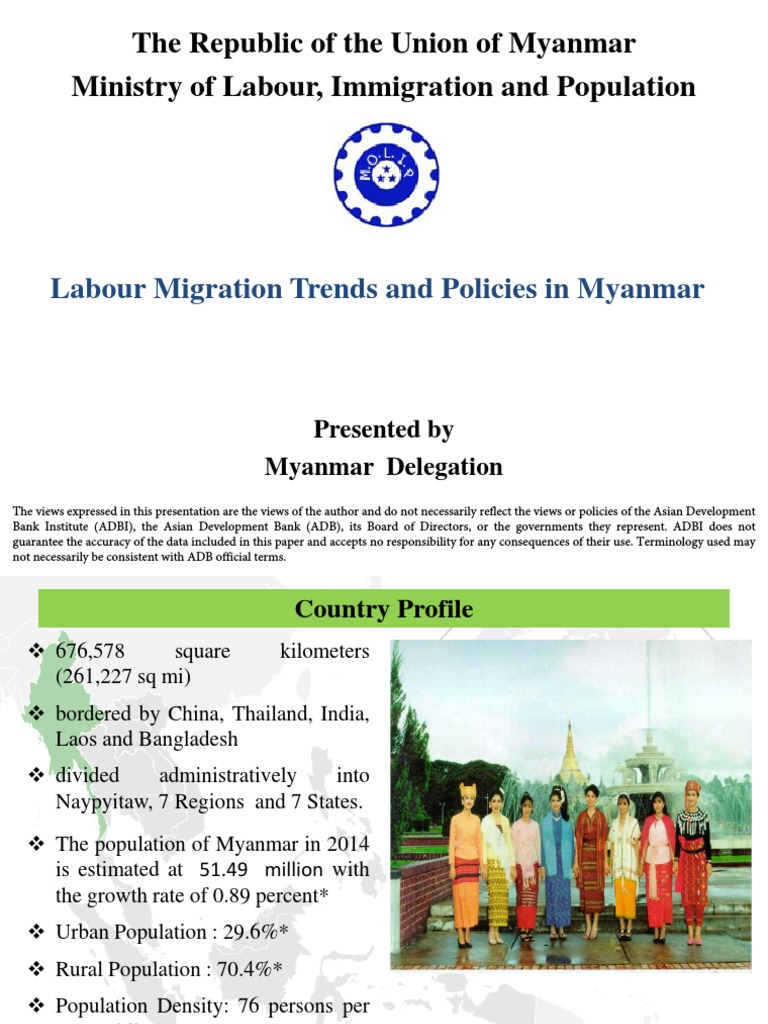 Labour Migration Policies in Myanmar | PDF | Migrant Worker | Employment