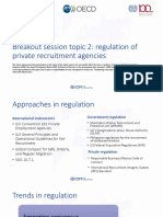 Regulation of Private Recruitment Agencies