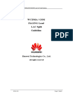GSM & WCDMA Paging Load LAC Split Guideline