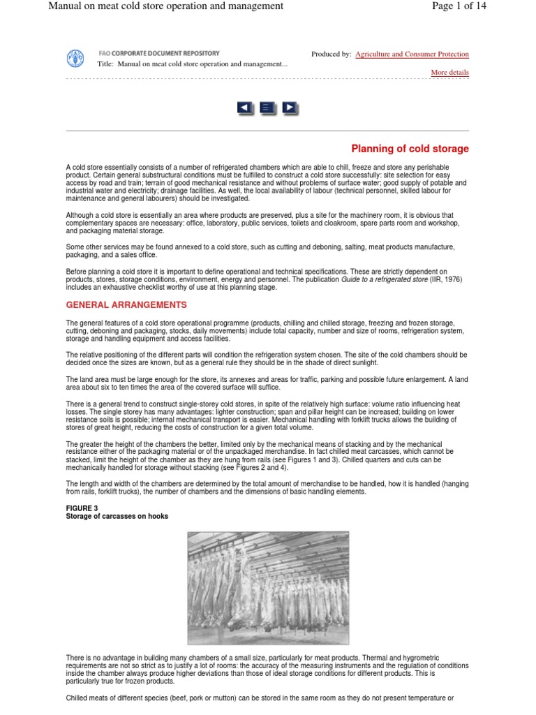 Planning A Coldstore | PDF