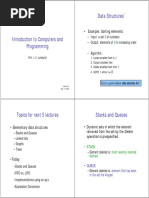 Data Structures: - Example: Sorting Elements