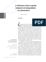 Kessler, G. (2019) Algunas Consideraciones Sobre La Agenda Investigativa de Desigualdades