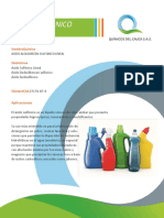 Ficha Tecnica Acido Sulfonico Estandar