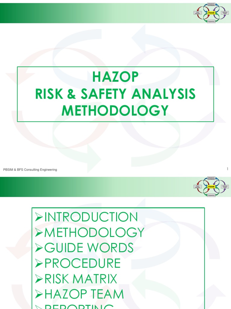 Methodology For Automated Hazop Studies – RXDLB