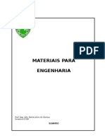 Materiais para Engenharia: Definição e Classificação