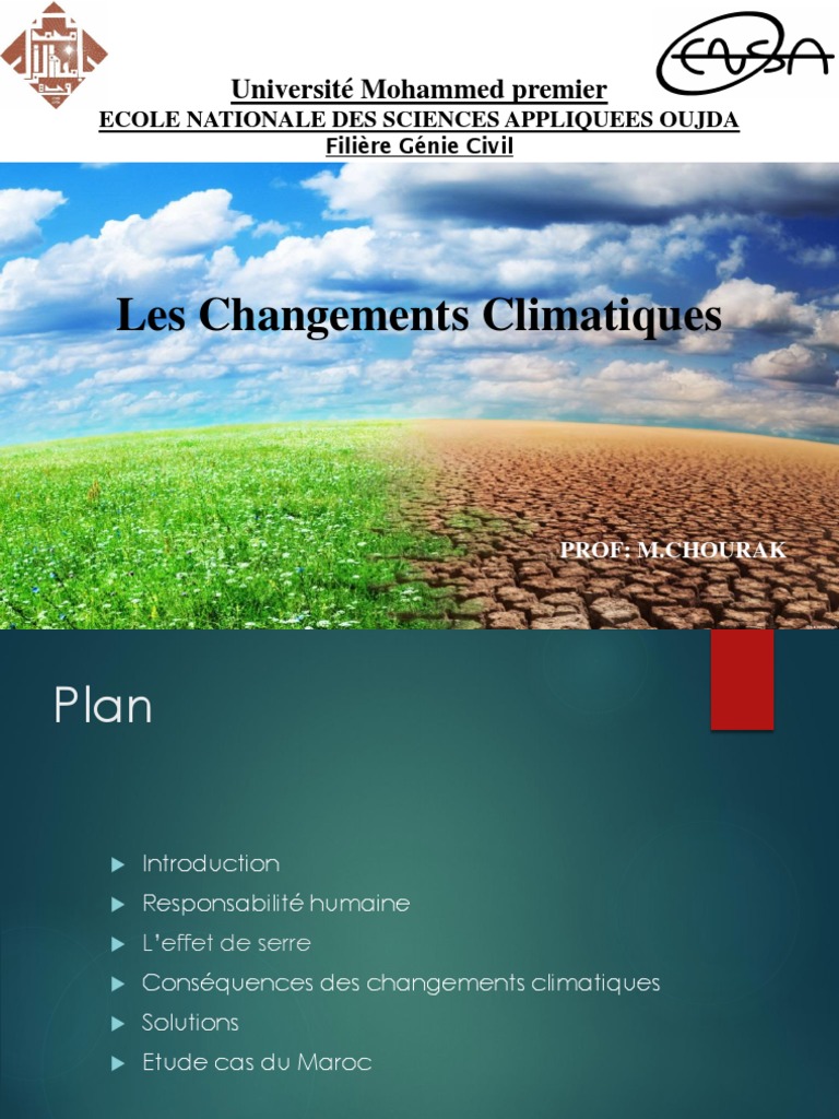 Changement Climatique | PDF | Réchauffement planétaire | Effet de serre