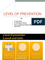 5 Level of Prevention Leavell and Clark