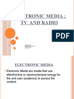 Electronic Media: TV and Radio: Presented by