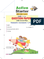 2016 - LKG - Active Starter - QPs PDF