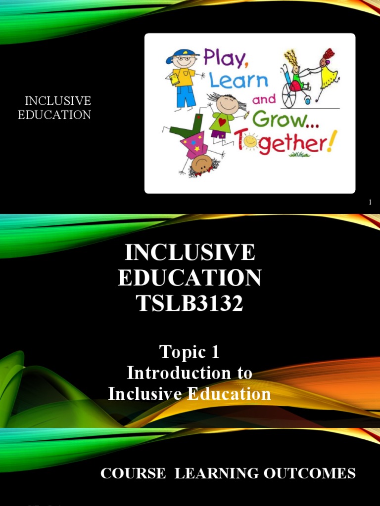 Introduction to Inclusive Education | PDF | Inclusion (Education ...