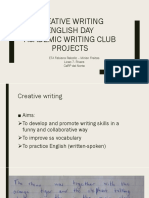 Creative Writing English Day Project