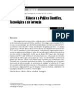 Lea Velho Conceitos de Ciência e a Política Científica, Tecnológica e de Inovação.pdf