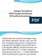 PHBS (Pertolongan Persalinan Oleh Tenaga Kesehatan Di Fasilitas Kesehatan)