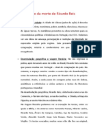 O ano da morte de Ricardo Reis: espaço, literatura e intertextualidade